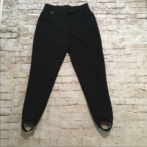 Feta ski pants high waisted stirrups bottoms 12R.